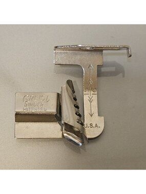 Vintage GREIST 15/16 Binder Folder Attachment for Necchi Kenmore Sewing Machine